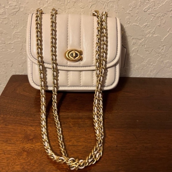 Coach Madison Shoulder Bag 16 With Quilting - Picture 9 of 11